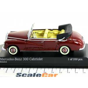 1/43 MERCEDES-BENZ 300 CABRIOLET (W186) - 1952 dark red