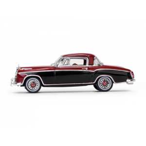 1/43 Mercedes-Benz 220SE 1958 W128 coupe red with black