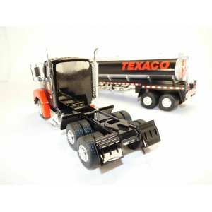 1/43 Texaco Gasoline Tanker Truck black/silver/red