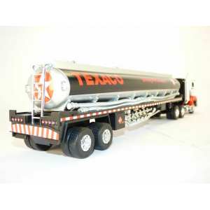 1/43 Texaco Gasoline Tanker Truck черный/серебристый/красный