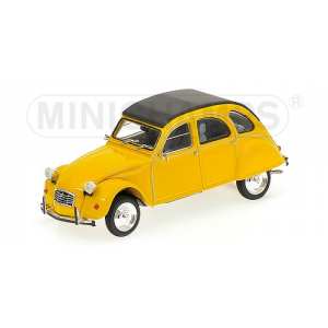 1/43 CITROEN 2CV - 1980 - YELLOW (WITH CLOSED ROOF)
