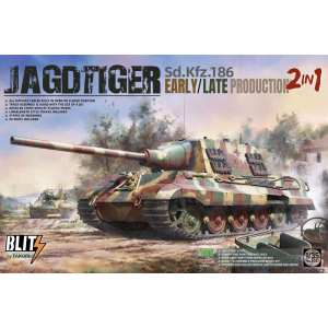 1/35 Jagdtiger Sd.Kfz.186 Early / Late Production, 2 in 1