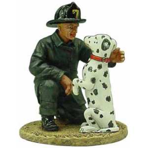 1/32 Американский пожарный с собакой, Сан-Франциско 1930 г.