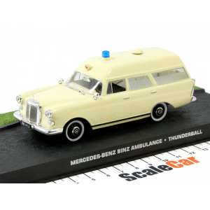 1/43 MERCEDES-BENZ Binz Ambulance Thunderball 1965
