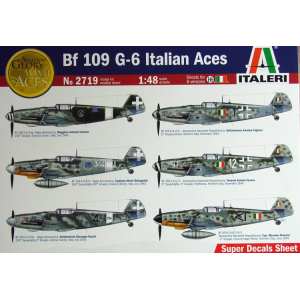 1/48 Aircraft BF-109G-6 ITALIAN ACES