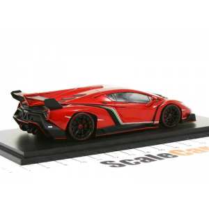 1/43 Lamborghini Veneno (red metallic with red stripe)