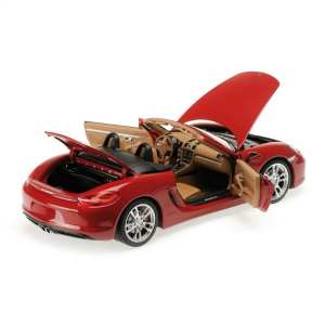 1/18 PORSCHE BOXSTER (981) - 2012 red