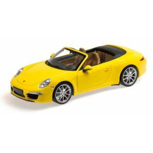 1/18 PORSCHE 911 CARRERA S CABRIO (991) 2012 yellow