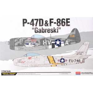 1/72 Aircraft P-47D & F-86E GABRESKI