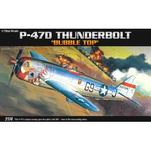 1/72 Aircraft P-47D Thunderbolt BUBBLE-TOP