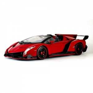 1/18 Lamborghini Veneno Roadster красный мет с красной полосой