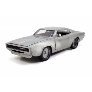 1/24 Dodge Charger R/T 1968 голый металл Fast&Furious Форсаж