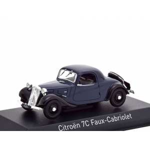 1/43 Citroen Traction Avant 7C False Cabriolet 1937 синий