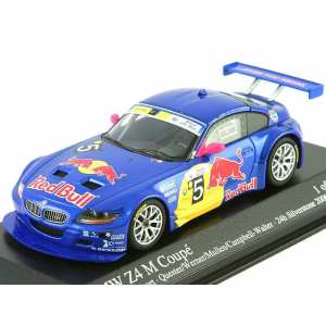 1/43 BMW Z4M COUPE RED BULL WINNERS 24H SILVERSTONE 2006