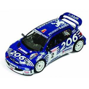 1/43 Peugeot 206 WRC 2 F.Loix-S.Smeeth Winner Rally Condroz 2003
