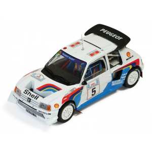 1/43 PEUGEOT 205 TURBO 16V Evo 2 5 J.Kankkunen-J.Piironen Winner Rally Acropolis (World Champion) 1986