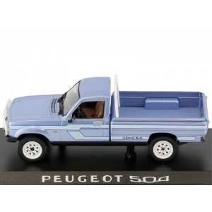 1/43 Peugeot 504 Pick Up 4x4 Dangel California 1985 Light Blue Metallic