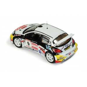 1/43 Peugeot 206 WRC 9 P.Snijers - E.v.d.Pluym Ypres Rally 2000