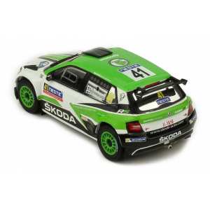 1/43 Skoda Fabia 4 5 41 K.Rovanpera - J.Halttunen rally Finland 2018