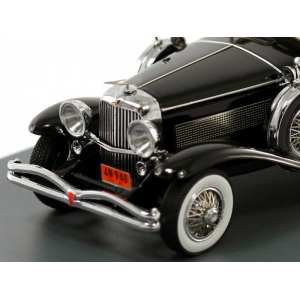 1/43 DUESENBERG Model J Tourster Derham 1930 черный