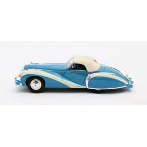 1/43 Talbot-Lago T26 Grand Sport Cabriolet Saoutchik 1948 закрытый синий