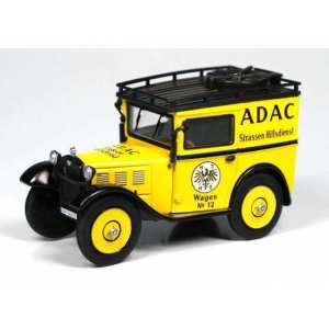 1/43 BMW Dixi box van ADAC yellow