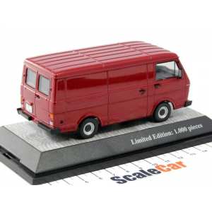 1/43 Volkswagen LT28 box van, dark red