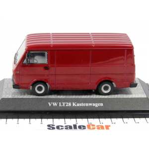 1/43 Volkswagen LT28 box van, dark red