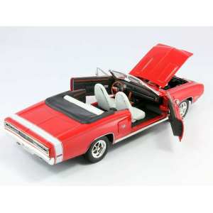 1/18 Dodge Coronet cabrio 1970 with real leather seats, red