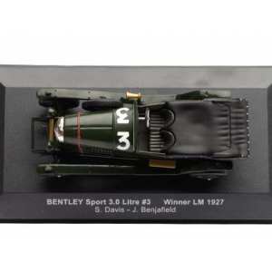 1/43 Bentley SPORT 3.0 LIT. S.DAVIS-J.BENJAFIELD 3 WINNER LE MANS 1927