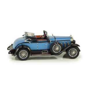 1/43 Mercedes-Benz 630K W06 Sport Cabriolet by Hibbard & Darrin 38182 1927 голубой с синим