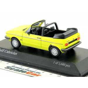 1/43 Volkswagen Golf I cabriolet 1980 жёлтый