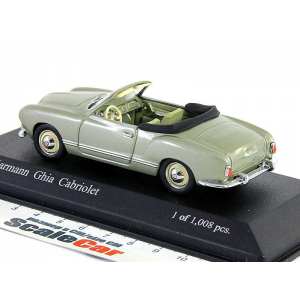 1/43 VOLKSWAGEN KARMANN GHIA CABRIOLET - 1957 - GREY METALLIC