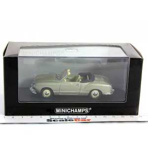 1/43 VOLKSWAGEN KARMANN GHIA CABRIOLET - 1957 - GREY METALLIC