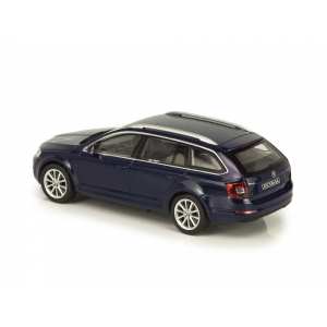 1/43 Škoda Octavia III Combi 2013 темно-синий металлик