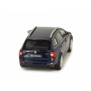 1/43 Škoda Octavia III Combi 2013 темно-синий металлик