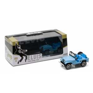 1/43 Jeep CJ-5 4х4 Elvis Presley 1954 Sierra Blue синий
