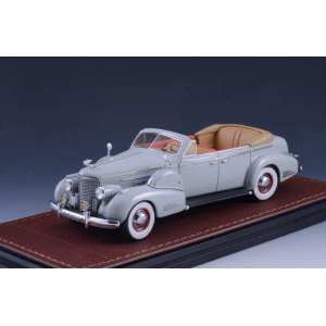 1/43 Cadillac V16 Series 90 Fleetwood Sedan Convertible (открытый) 1938 серый