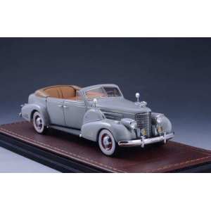 1/43 Cadillac V16 Series 90 Fleetwood Sedan Convertible (открытый) 1938 серый