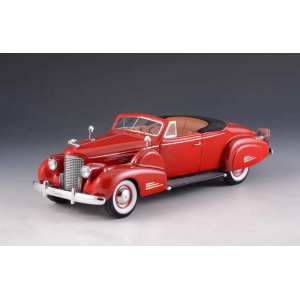 1/43 Cadillac V16 Convertible Coupe (открытый) 1938 красный