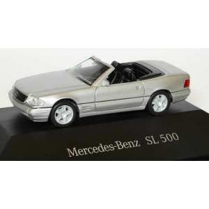1/87 Mercedes-Benz SL500 R129 (W129) roadster серебристый мет