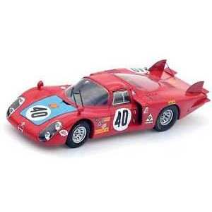 1/43 Alfa Romeo 33/2 40 6th Le Mans 1968 M. Casoni - G. Biscaldi