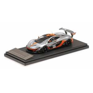 1/43 McLaren P1 GTR Design Concept - 2015 серебристый с черным и оранжевым