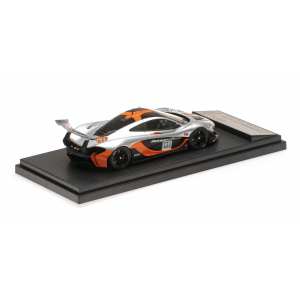 1/43 McLaren P1 GTR Design Concept - 2015 серебристый с черным и оранжевым