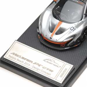 1/43 McLaren P1 GTR Design Concept - 2015 серебристый с черным и оранжевым