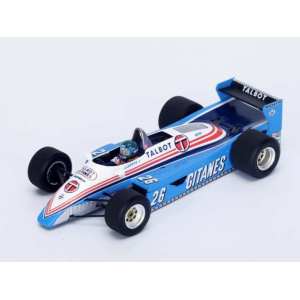 1/43 Ligier JS19 26 3rd Austrian GP 1982 Jacques Laffite