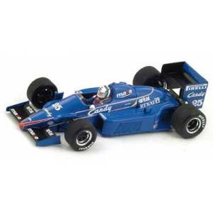 1/43 Ligier JS25 25 4th Monaco GP 1985 Andrea de Cesaris