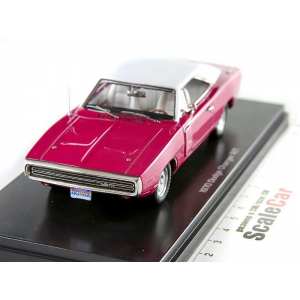 1/43 Dodge Charger 1970 розовый/белый