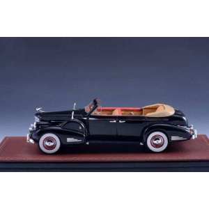 1/43 Cadillac V16 Series 90 Fleetwood Sedan Convertible (открытый) 1938 черный