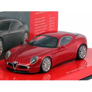 1/43 Alfa Romeo 8C Competizione 2003 red met